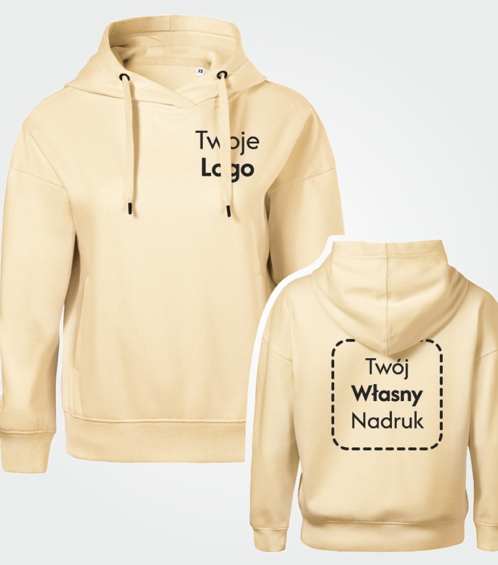 Bluza Damska z Własnym Nadrukiem 280g - Moon