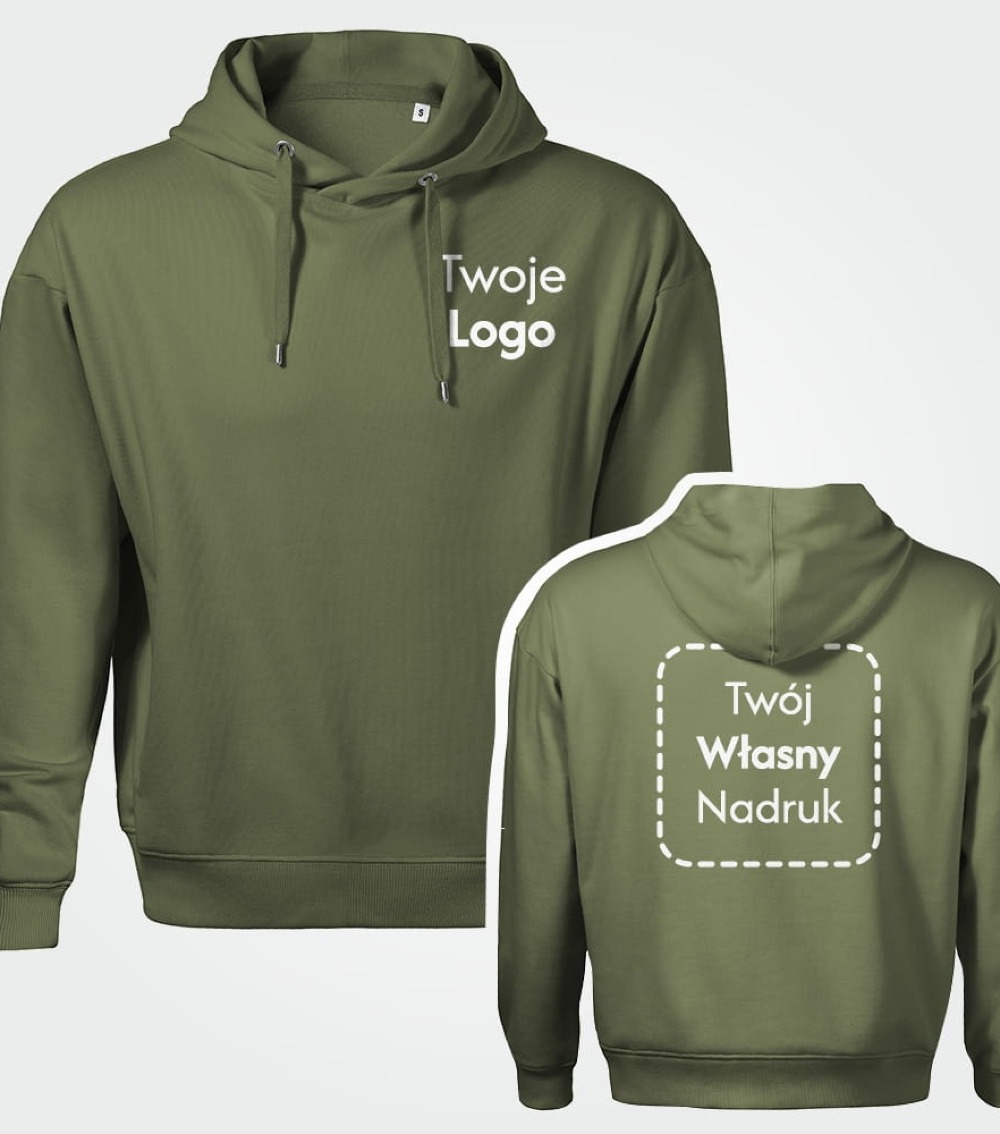 Bluza Męska z Własnym Nadrukiem 280g - Moon